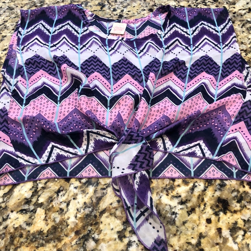 Faded glory Tie top size XL girls